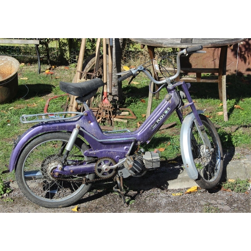 727 - Vintage 1970's Puch Maxi S pedal assisted moped or motorbike