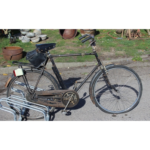 734 - A vintage Hercules, Oxford Motor Co Ltd gent's black bicycle