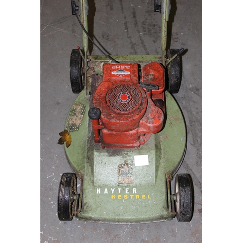 356 - Vintage Hayter Kestrel petrol lawn mower