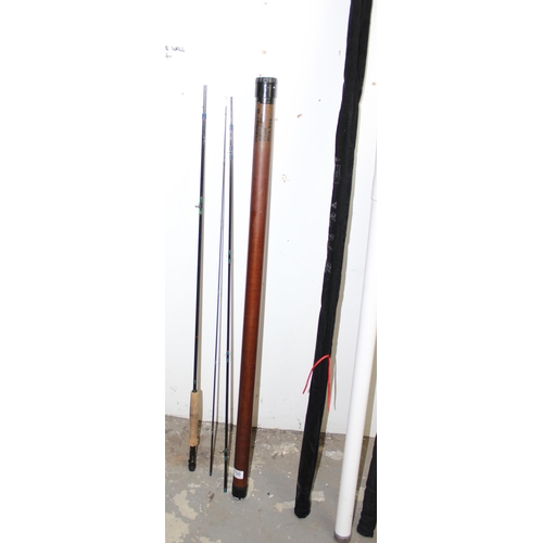 700 - 3 modern fly fishing rods to include Dawia CF98 - 10T 3 piece 5-8 WT, Sigma Supra 9 ft 5in 8-9WT wit... 