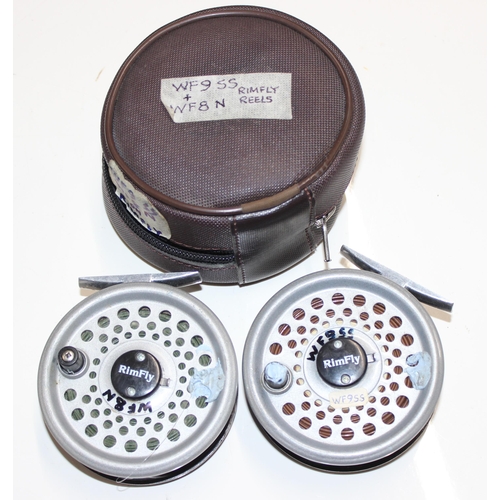 714 - 4 Leeda fly fishing reels & spare spools to include 2 Leeda Rimflys & 2 Leeda Dragonfly Concept reel... 