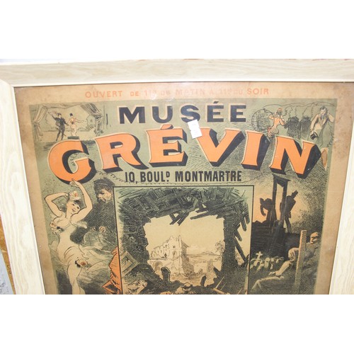 499U - An original antique Musee Grevin advertising poster ' Musee Grevin, 10, Bould. Montmartre - Catastro... 