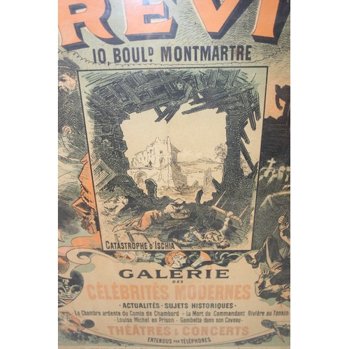 499U - An original antique Musee Grevin advertising poster ' Musee Grevin, 10, Bould. Montmartre - Catastro... 