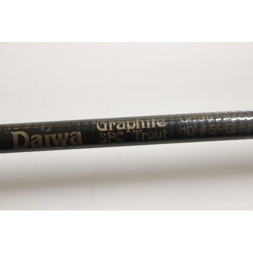 700 - 3 modern fly fishing rods to include Dawia CF98 - 10T 3 piece 5-8 WT, Sigma Supra 9 ft 5in 8-9WT wit... 