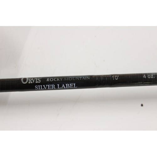 706 - 2 modern fly rods to include Orvis Rocky Mountain 3 piece 10ft #7WT with extender & Sharpe's of Aber... 