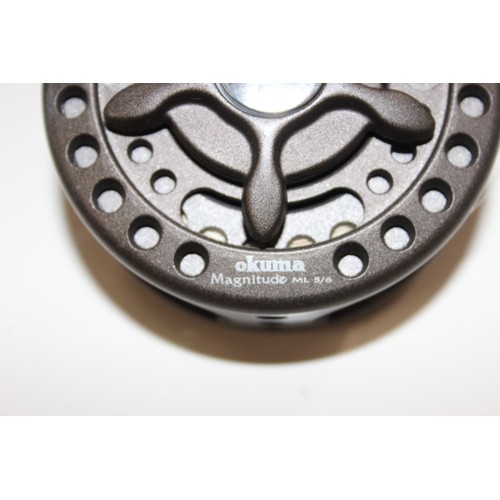 715 - 4 fly fishing reels in carry case along with spare spools and reel cases. Reels include Shakespear S... 