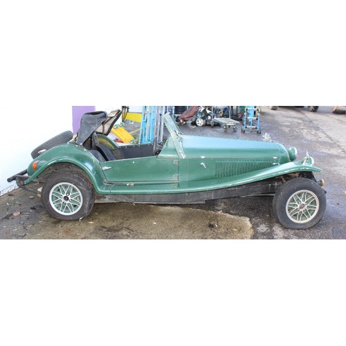 0A - Marlin soft top roadster kit car in British racing green, first registered 1991 with 1700cc petrol e... 