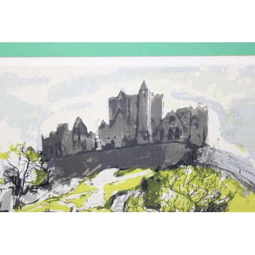 385 - Ken Hildrew, colourful artist's proof print entitled The Rock of Cashel, A/P signed in pencil, in si... 