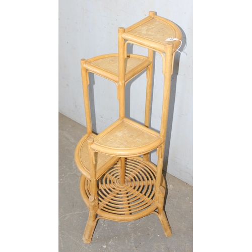 62 - A retro bamboo plant stand