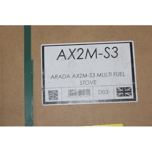 86 - New old stock Arada AX2M S3 multi fuel stove.