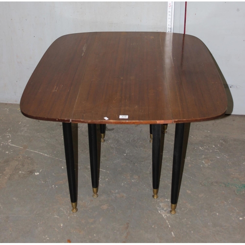 115 - Vintage Mid-Century E Gomme G-Plan Librenza Tola Drop Leaf Dining Table