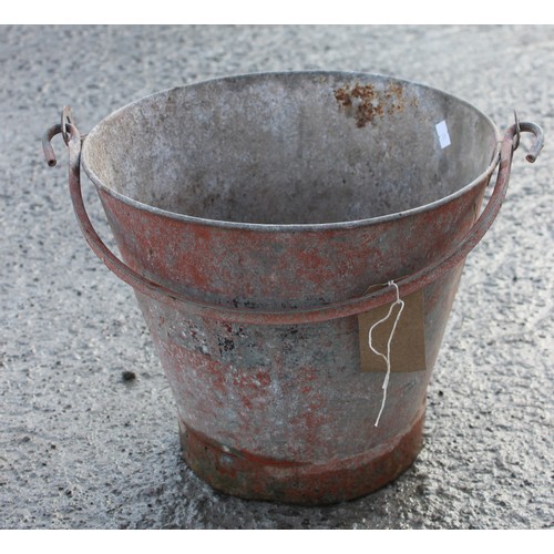 351 - 4 galvanised buckets