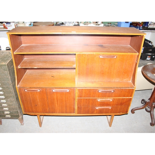 25 - A G-Plan style retro sideboard or display cabinet