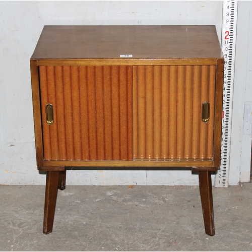 36 - Vintage wooden record cabinet