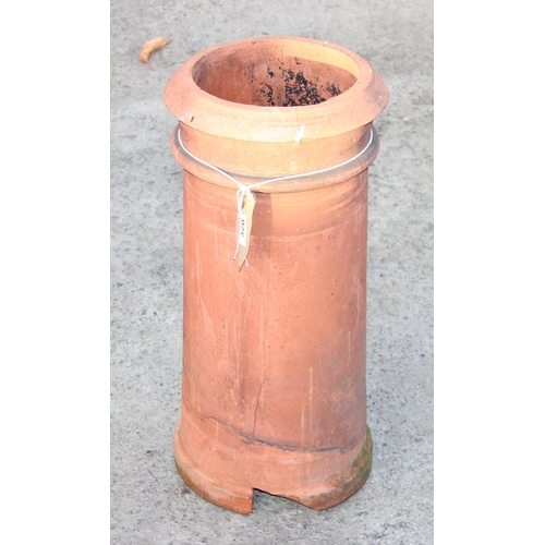 325 - Chimney pot planter, approx 62cm tall