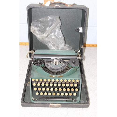 1700 - Vintage Royal Signet typewriter, qty of miniature animal figures & qty of watches