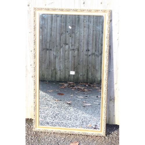 413 - A large gilt framed wall mirror