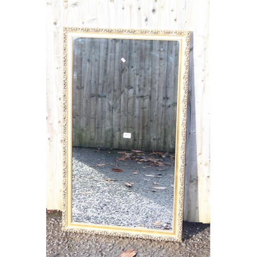 413 - A large gilt framed wall mirror