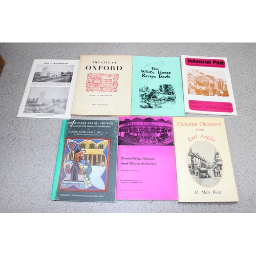 556 - A large qty of mixed ephemera to inc local and railway related items