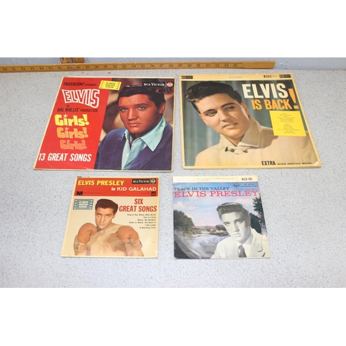 656 - Qty of Elvis vinyl, LP and 7