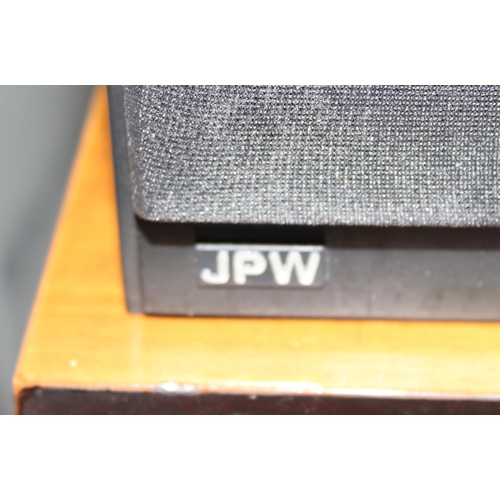 801 - A large vintage Pye HW12/5N speaker and a pair of JPW speakers (3)