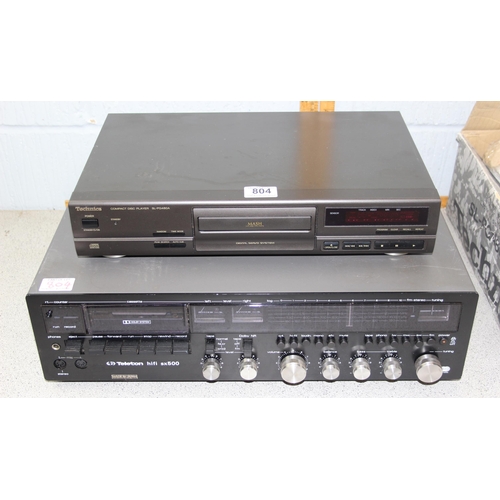 804 - Technics SL-PG480A in box and a Teleton SX500 (2)