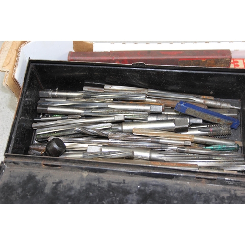 881 - A large qty of mixed tools, mainly drill bits etc