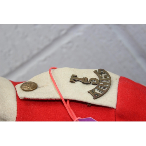 1400 - A rare c.WWI period regimental mascot or boys musician buglers tunic to 5th Kings Liverpool Regiment... 