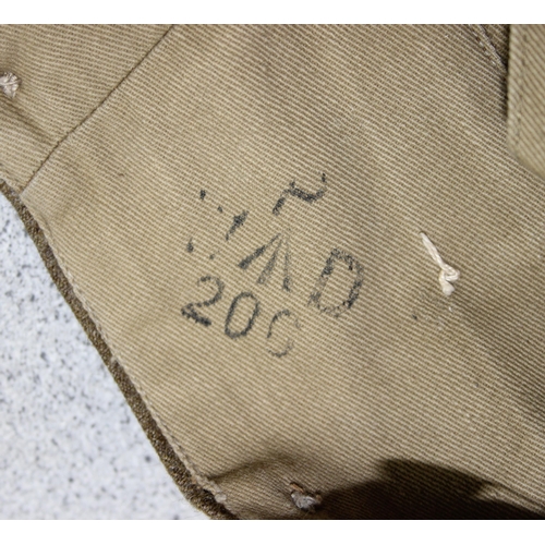 1405 - 1940 pattern dated 1941 battledress, trousers and cap to Oxford Home Guard, cap 1940, trousers 1941,... 