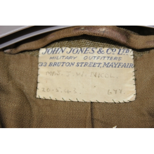 1408 - Lieutenant Colonel Nicol, 1943 dated Oxford & Bucks officers' tunic