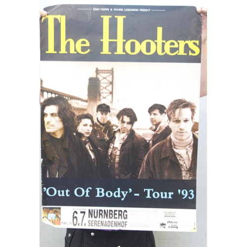 668 - Qty of assorted music tour posters to inc Neil Young, Booker T, Harry Belafonte etc