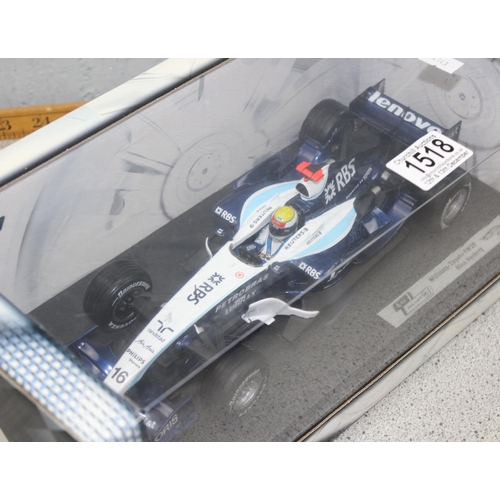 1518 - A Hot Wheels Nico Rosberg Williams Toyota FW29 1:18th scale, in box