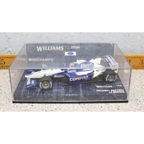 1520 - 5 Minichamps F1 car models. Williams & Arrows, 1:43 scale