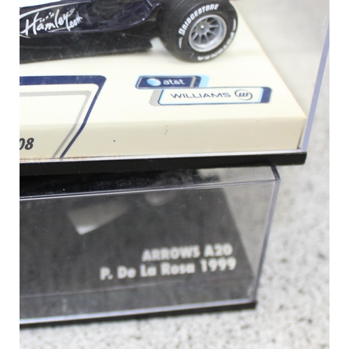 1520 - 5 Minichamps F1 car models. Williams & Arrows, 1:43 scale