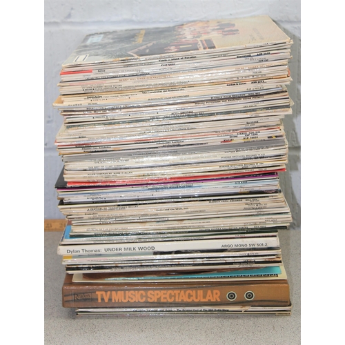 669 - 2 boxes of assorted LP and 7