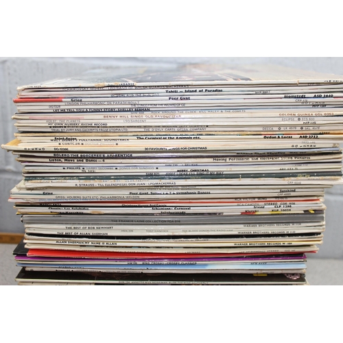 669 - 2 boxes of assorted LP and 7