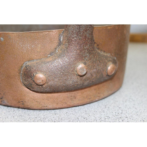 1762 - 3 vintage copper saucepans