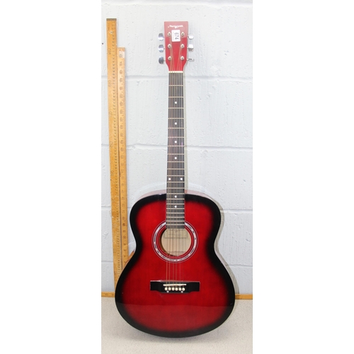 674 - Martin Smith acoustic guitar, burgundy finish