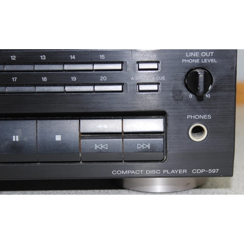 808 - Sony CD Player model CDP-597