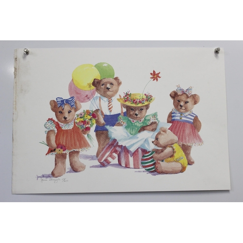 446 - 3 good quality American prints of toys, one by C Don Ensor & 2 by Jane Staszak