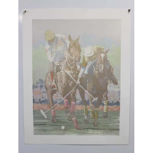 453 - Drane Christopher, 2 signed prints entitled Polo