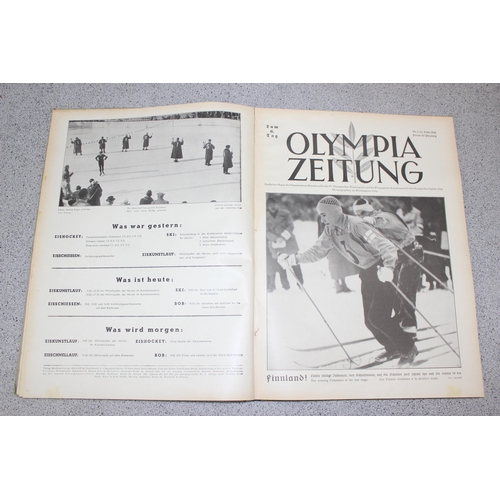 575 - 2 books containing copies of Olympia Zeitung mostly relating to Berlin 1936 Olympics