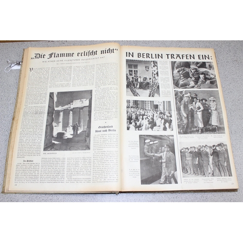 575 - 2 books containing copies of Olympia Zeitung mostly relating to Berlin 1936 Olympics