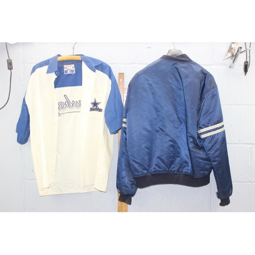 762 - Vintage Dallas Cowboys NFL proline varsity jacket size XL and a Dallas Cowboys proline cotton shirt ... 