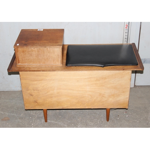 126 - Retro G-plan style telephone seat