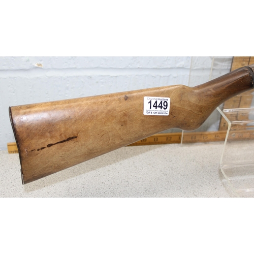 1449 - A vintage Haenel model 8 .177 air rifle