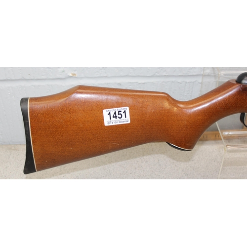 1451 - A Webley & Scott Vulcan .22 air rifle