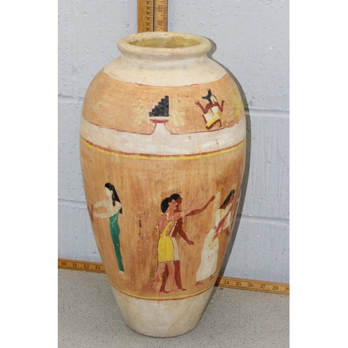 1788 - Large Egyptian style pottery vase