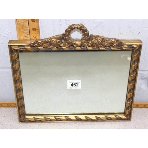 462 - Vintage gilt framed wall mirror