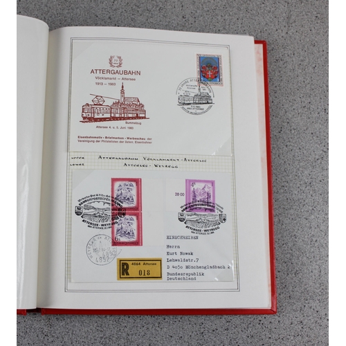 582 - Qty of European FDC stamps in Stanley Gibbons Senator album